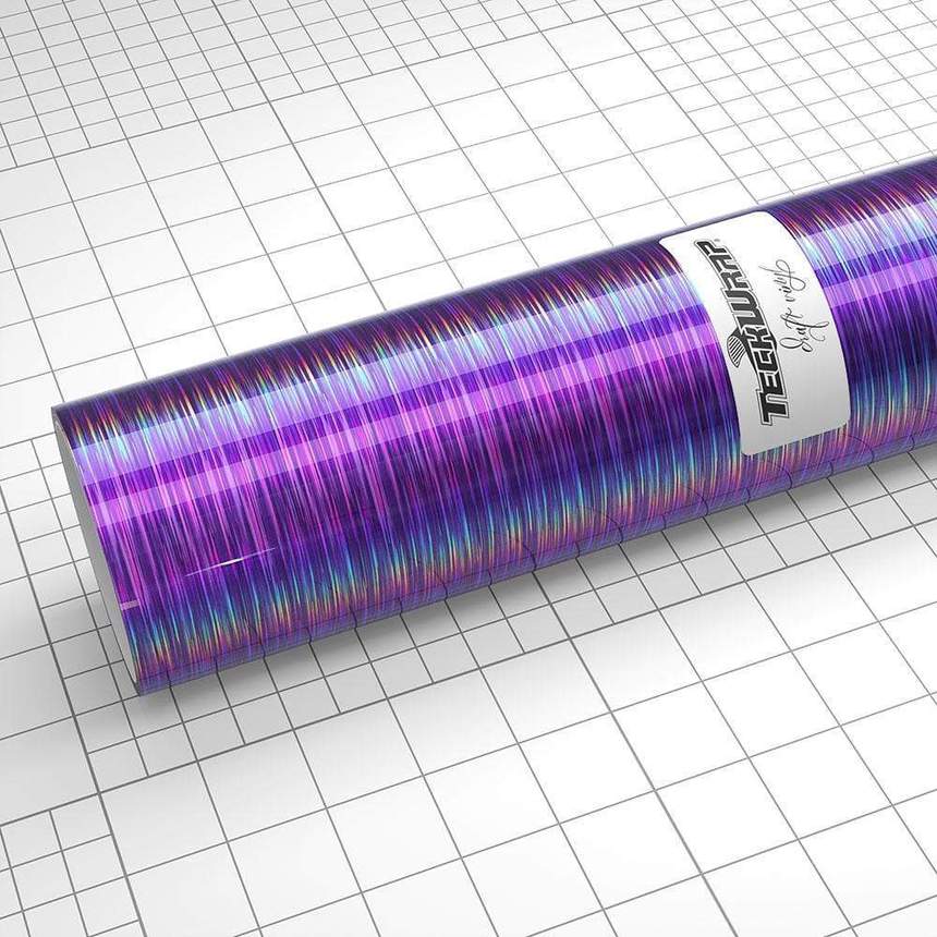 Feuille de Teckwrapcraft Holographic Starlight Ultra Violet vinyle