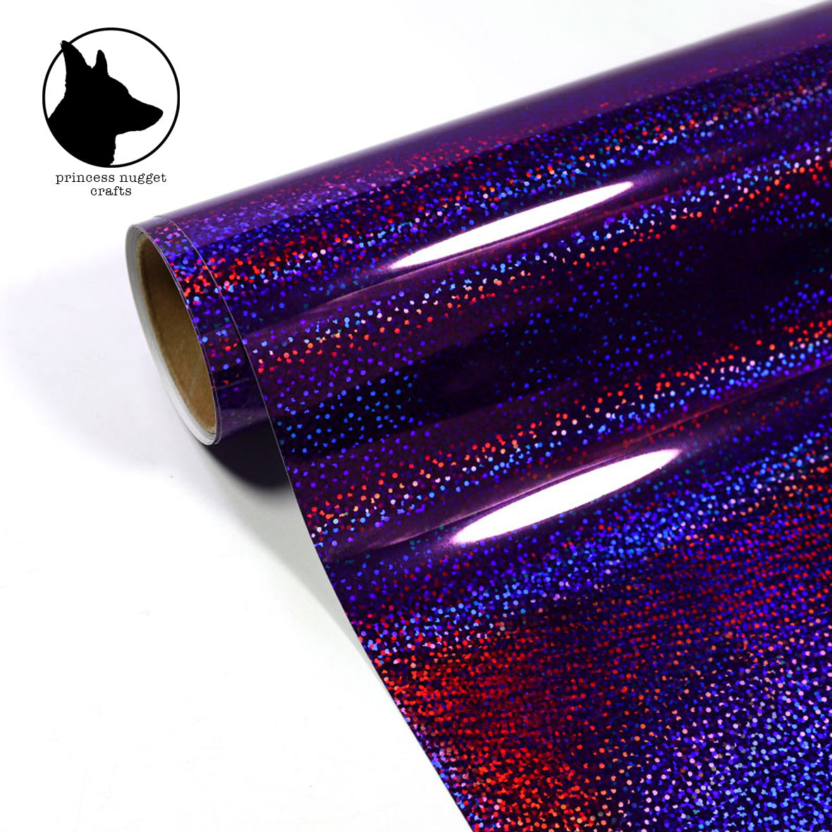 Holographic Sparkle Purple vinyle - Princess Nugget crafts